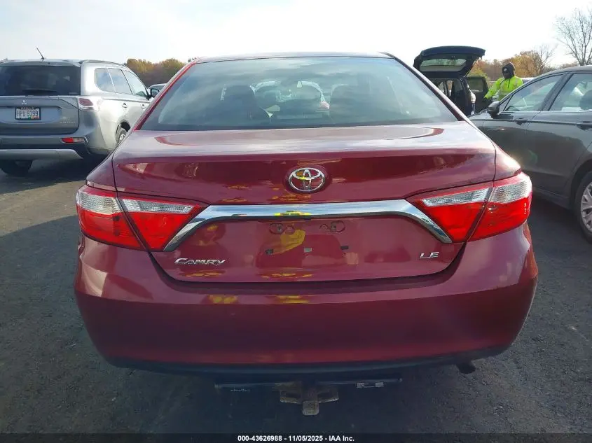 2016 TOYOTA CAMRY LE