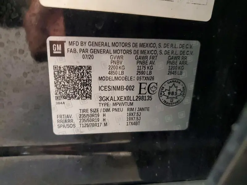 2020 GMC TERRAIN DENALI  