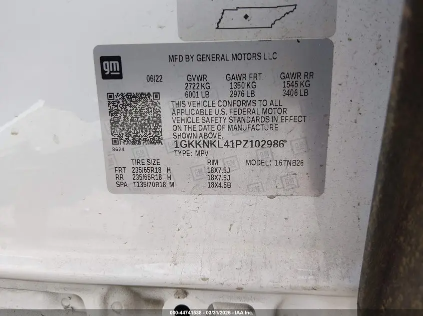 2023 GMC ACADIA FWD SLE