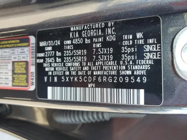 2024 KIA SPORTAGE SX PRESTIGE  