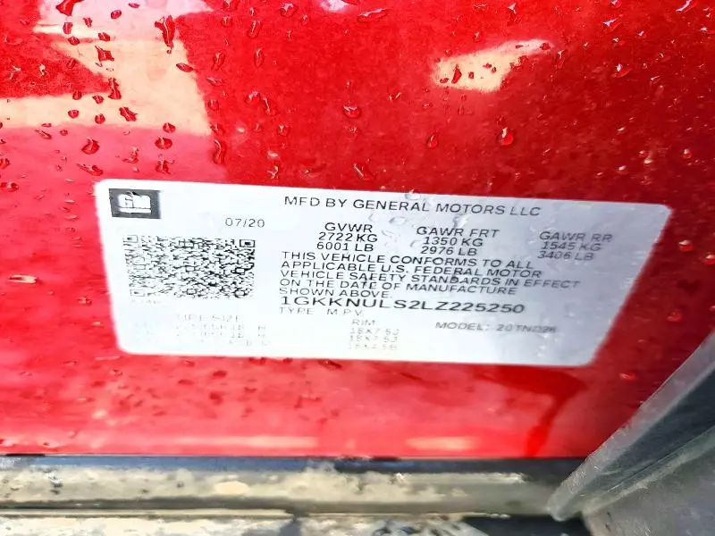 2020 GMC ACADIA SLT  