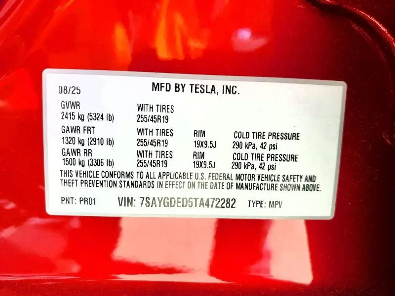 2026 TESLA MODEL Y   
