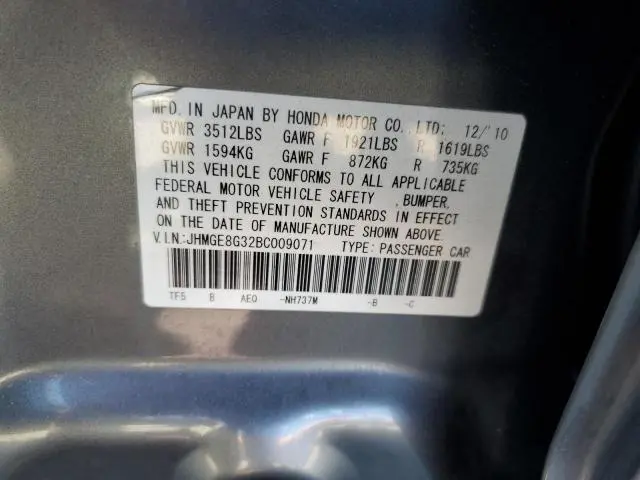 2011 HONDA FIT