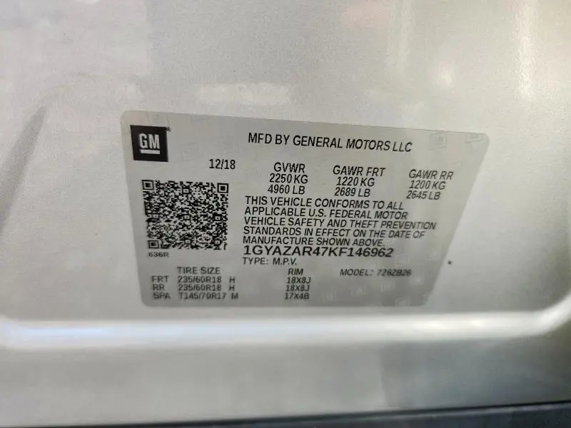 2019 CADILLAC XT4 LUXURY  