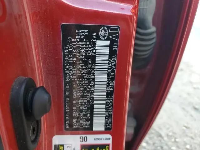 2014 TOYOTA COROLLA L  