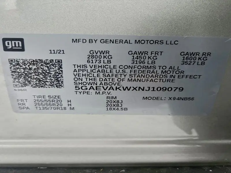 2022 BUICK ENCLAVE ESSENCE  