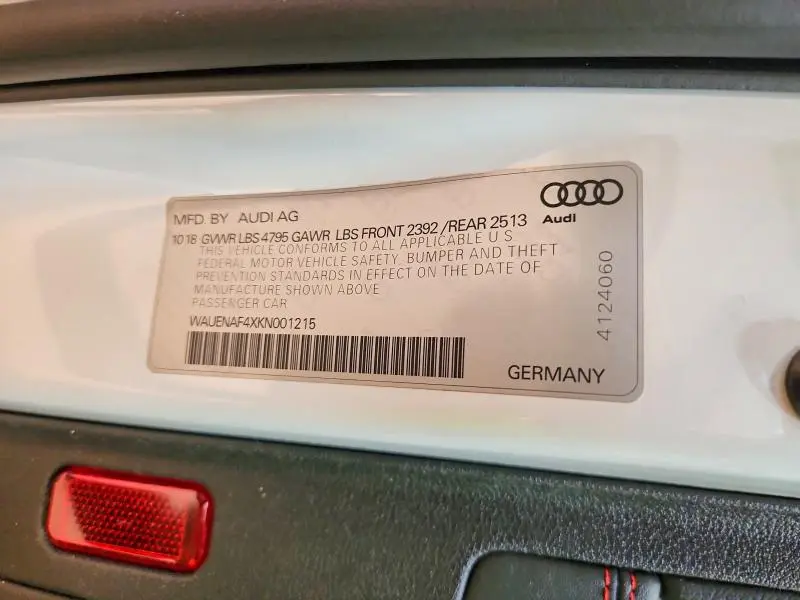 2019 AUDI A4 PREMIUM PLUS  