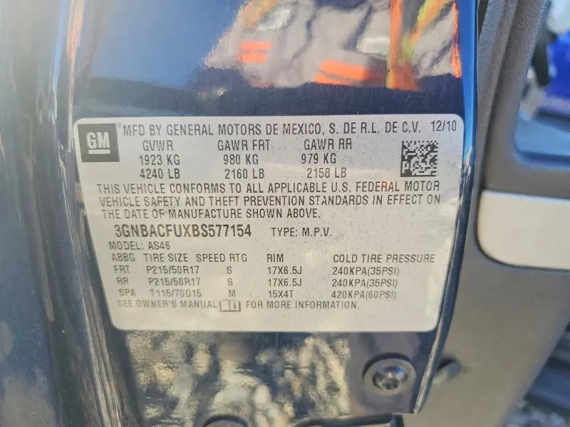 2011 CHEVROLET HHR LT  