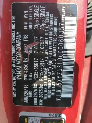 2013 HYUNDAI SANTA FE SPORT   