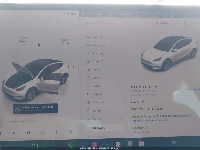 2023 TESLA MODEL Y AWD/LONG RANGE DUAL MOTOR ALL-WHEEL DRIVE