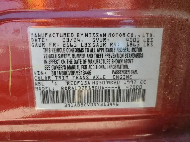 2024 NISSAN SENTRA SV  