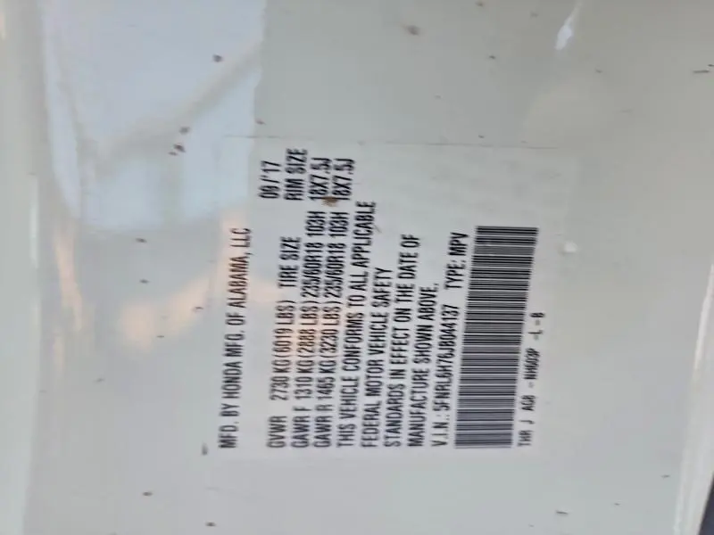 2018 HONDA ODYSSEY EXL  