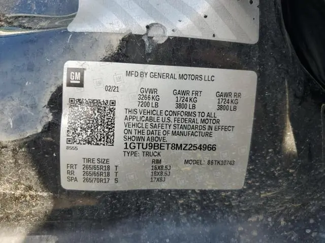 2021 GMC SIERRA K1500 SLE  