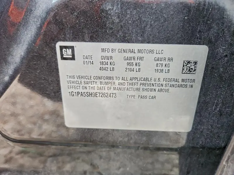 2014 CHEVROLET CRUZE LS  