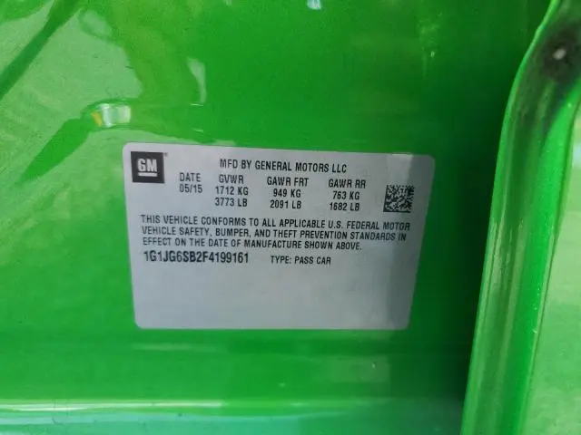 2015 CHEVROLET SONIC RS  