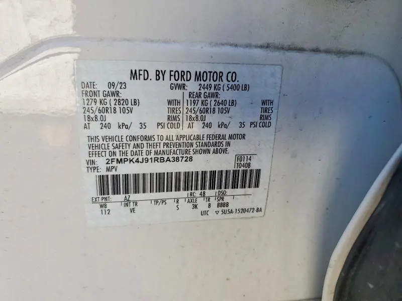 2024 FORD EDGE SEL  
