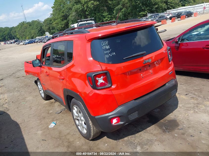 2017 JEEP RENEGADE LATITUDE FWD