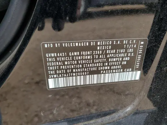 2015 VOLKSWAGEN JETTA TDI  