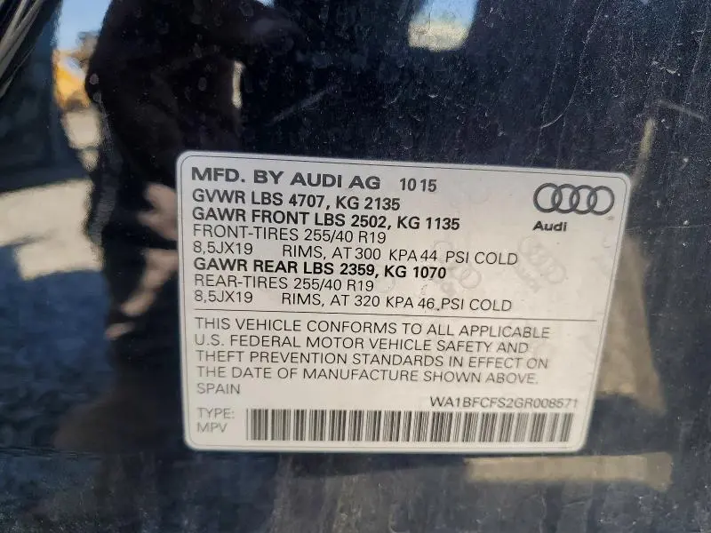 2016 AUDI Q3 PREMIUM PLUS  