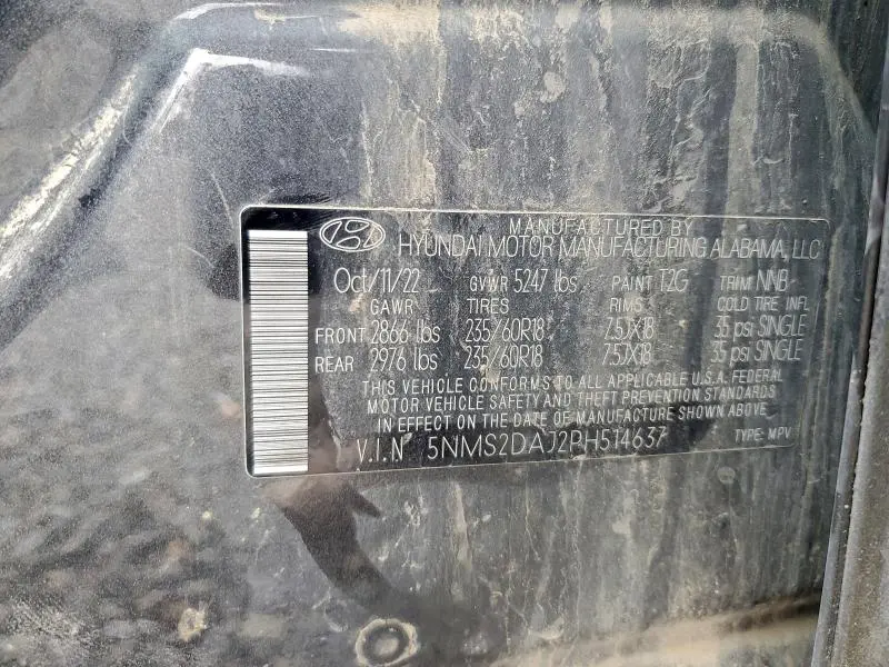 2023 HYUNDAI SANTA FE SEL  