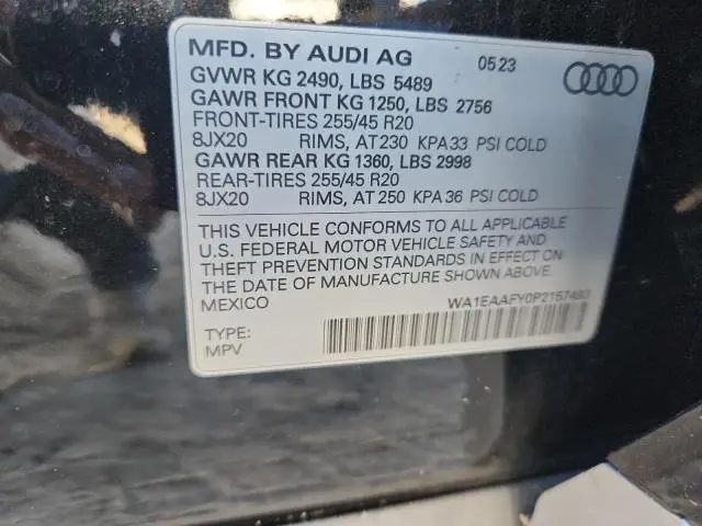 2023 AUDI Q5 PREMIUM PLUS 45  