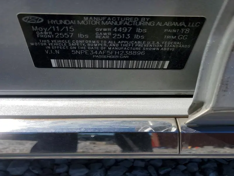 2015 HYUNDAI SONATA SPORT  