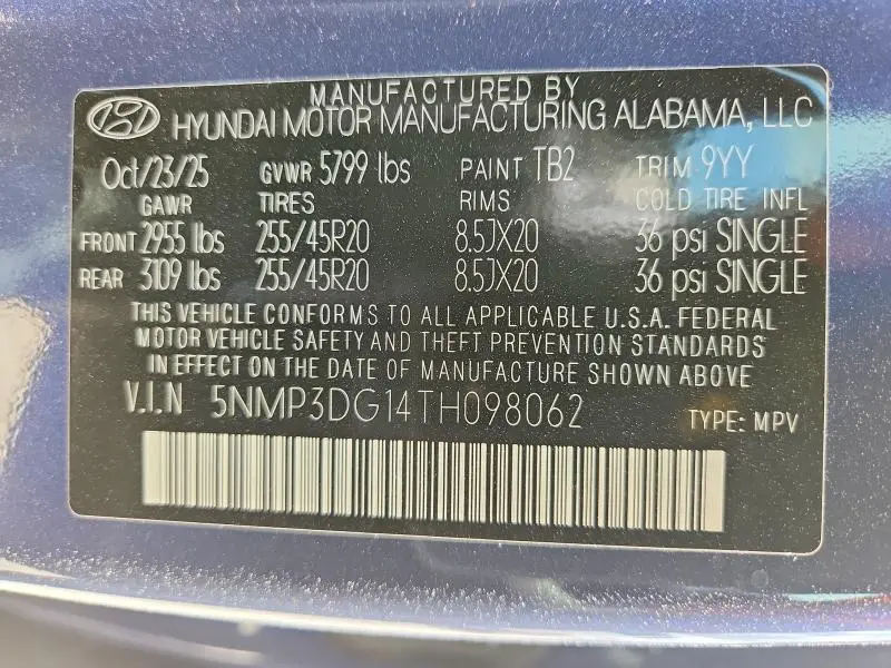 2026 HYUNDAI SANTA FE LIMITED  