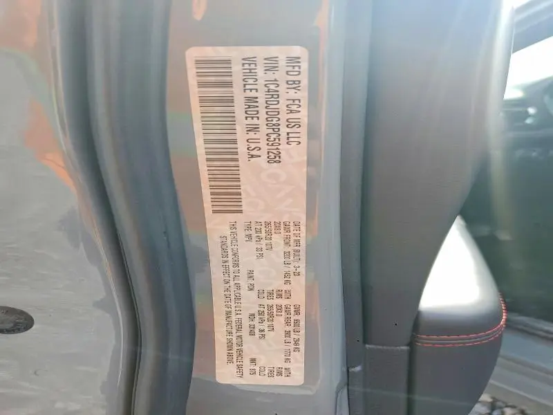 2023 DODGE DURANGO GT  