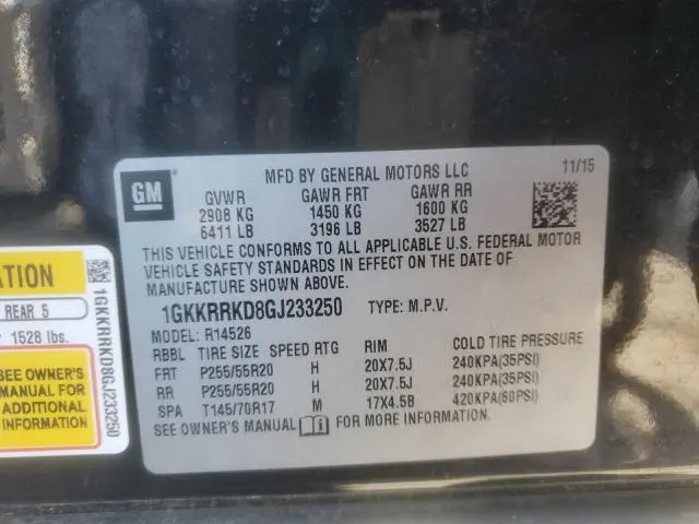 2016 GMC ACADIA SLT-1  