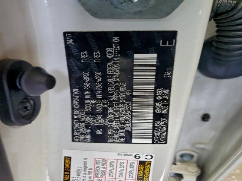 2017 TOYOTA 4RUNNER SR5/SR5 PREMIUM  