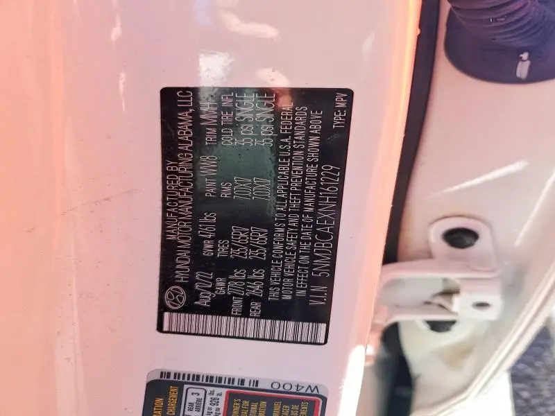 2022 HYUNDAI TUCSON SEL  