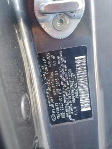 2013 HYUNDAI GENESIS COUPE 3.8L  
