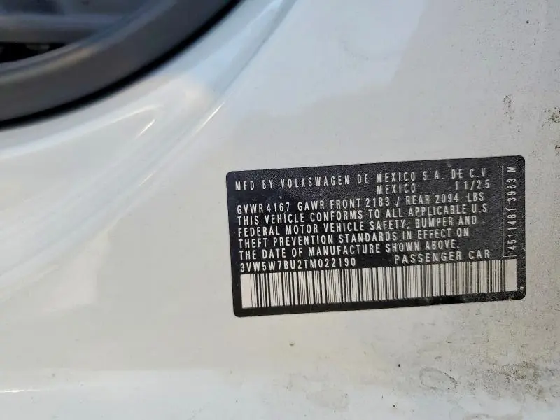 2026 VOLKSWAGEN JETTA S  