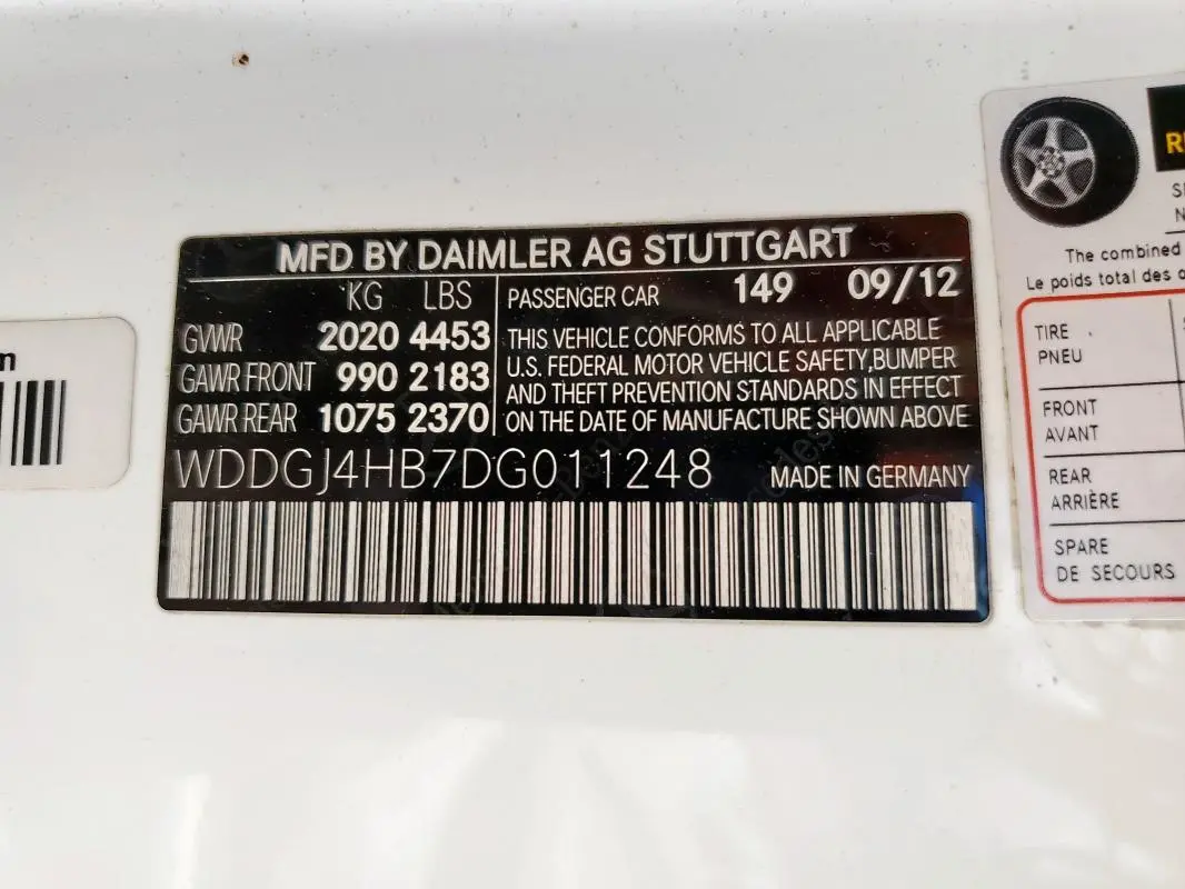 2013 MERCEDES-BENZ C 250  