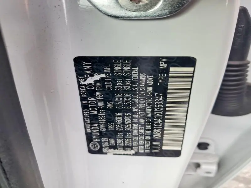 2019 HYUNDAI KONA SE  