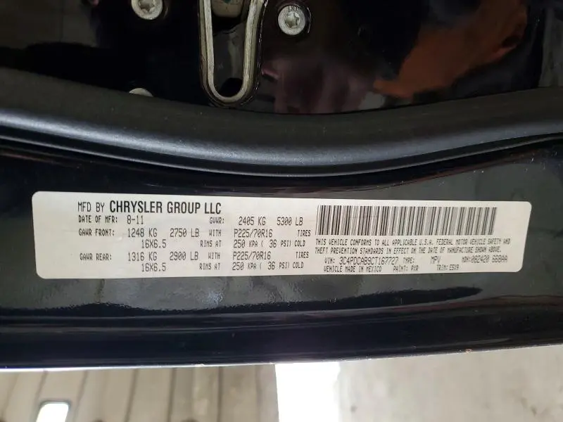 2012 DODGE JOURNEY SE  