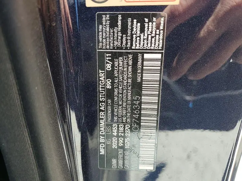 2012 MERCEDES-BENZ C 250  