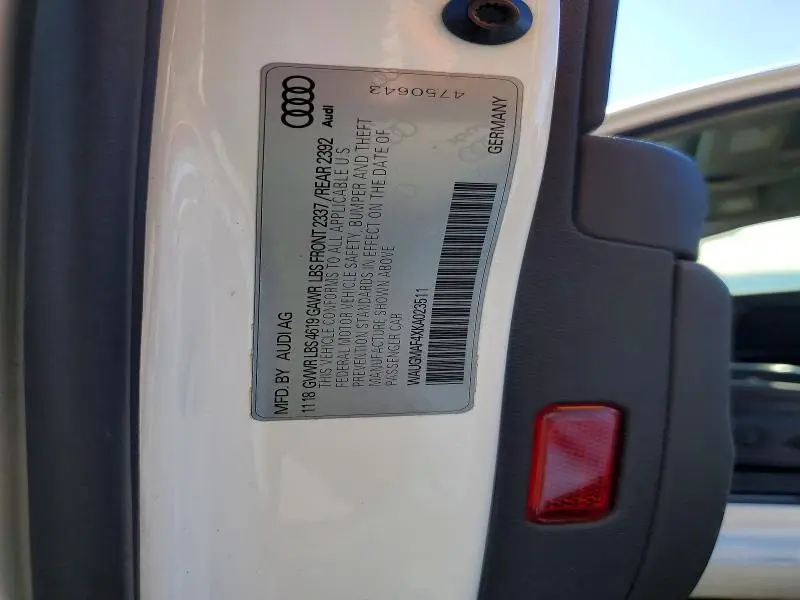 2019 AUDI A4 PREMIUM  