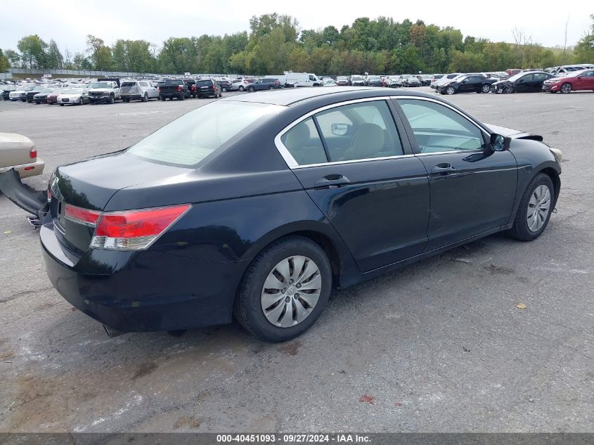 2012 HONDA ACCORD 2.4 LX