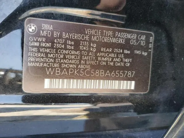 2011 BMW 328 XI SULEV  