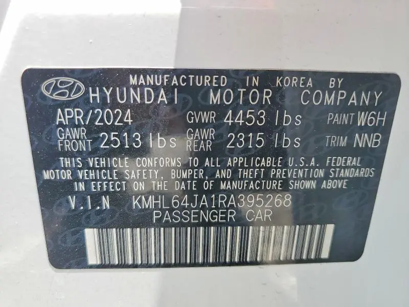 2024 HYUNDAI SONATA SEL  
