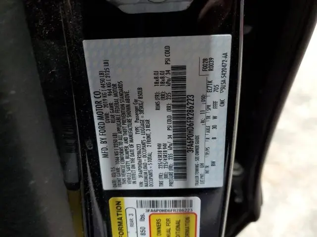 2015 FORD FUSION SE  