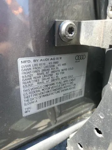 2017 AUDI Q7 PRESTIGE  