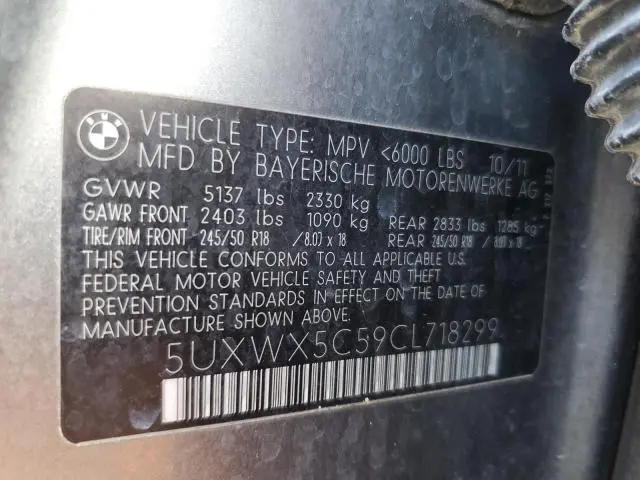 2012 BMW X3 XDRIVE28I  