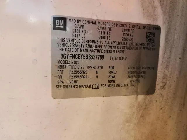 2011 CADILLAC SRX PREMIUM COLLECTION  