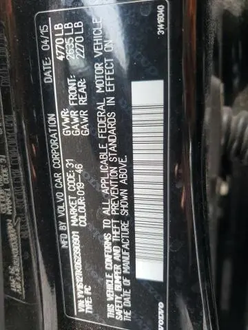 2016 VOLVO S60 PREMIER  