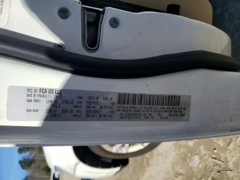 2017 DODGE JOURNEY SXT  