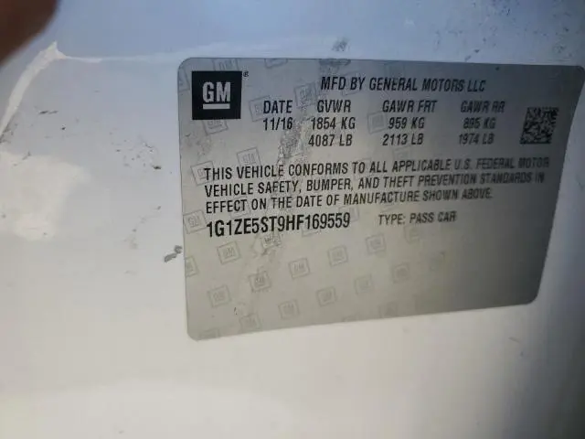 2017 CHEVROLET MALIBU LT  