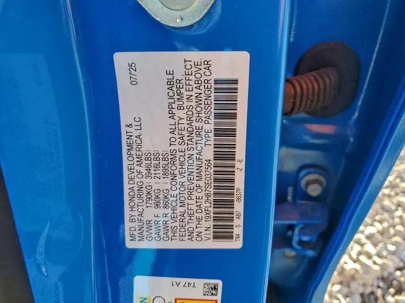 2025 HONDA CIVIC SPORT  