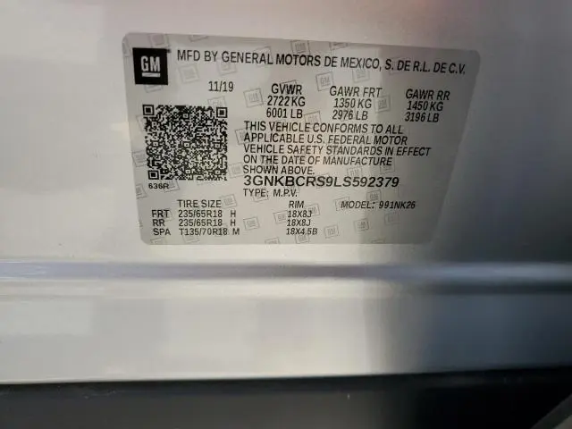 2020 CHEVROLET BLAZER 2LT  